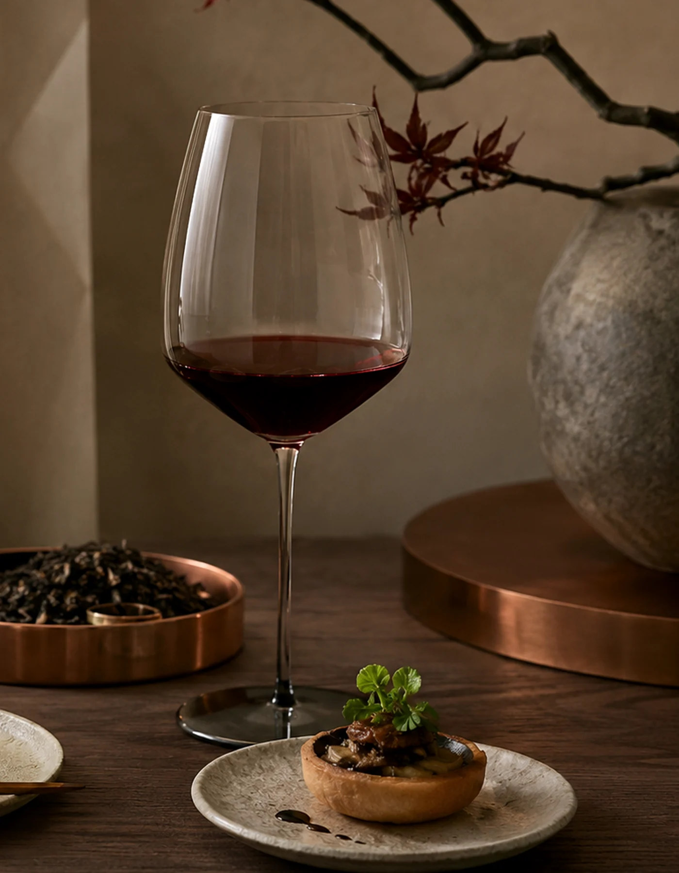 Wino w Origami discafé